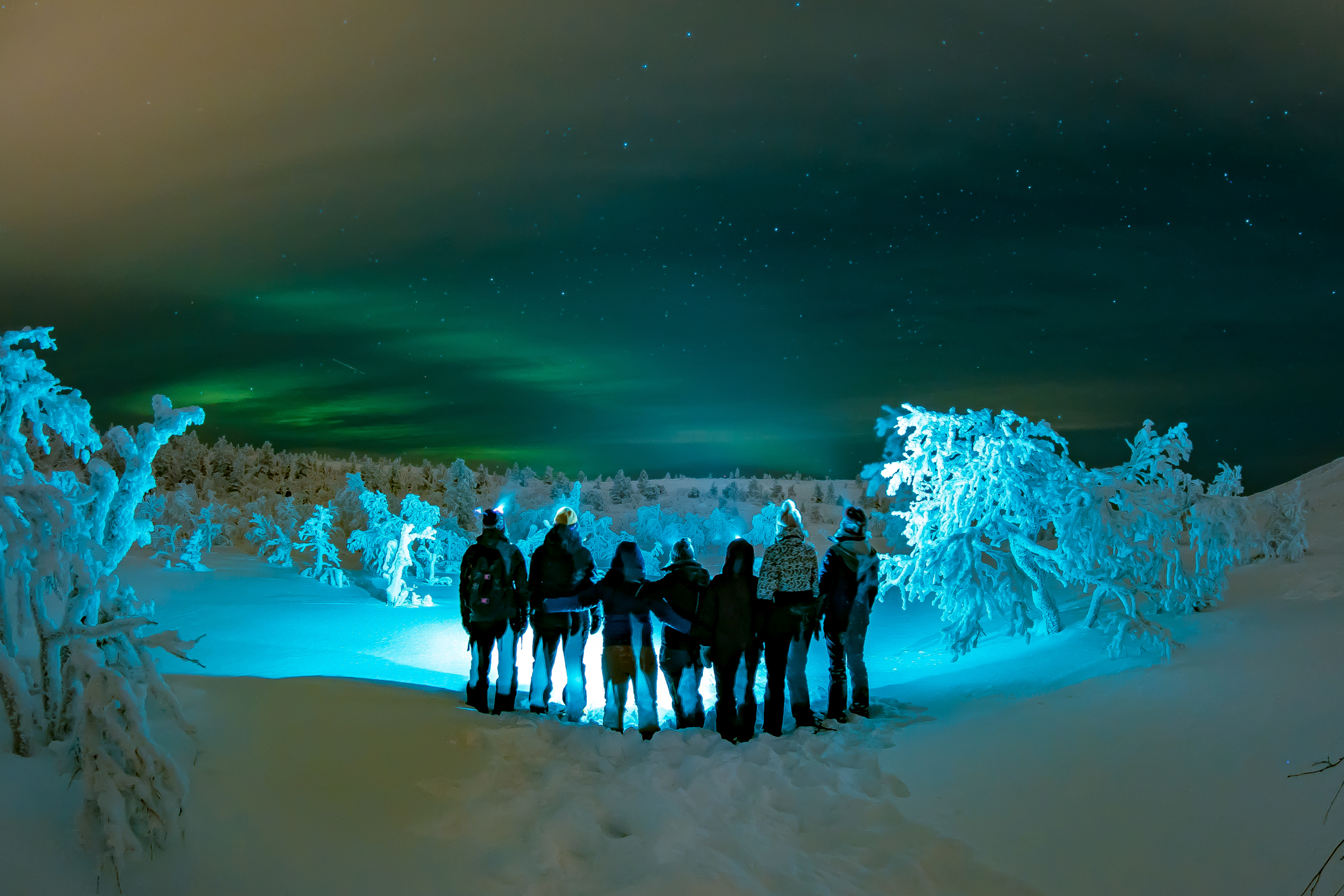 Noorderlicht expeditie in Lapland