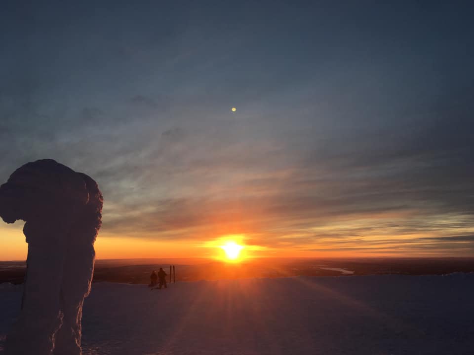 Zonsopgang in Lapland