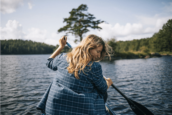 Bivouac en Suède avec canoë trip au milieu des grands lacs