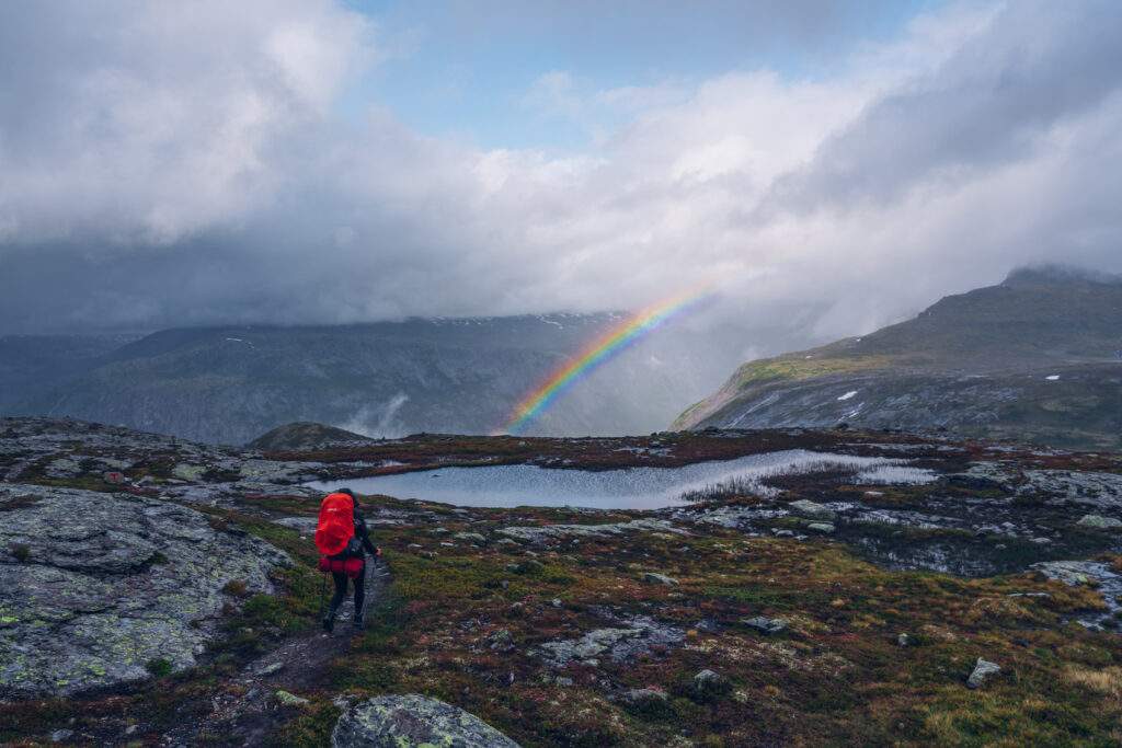 Hiken in Noorwegen: Dag 4: Hadlaskard - Sinnhovdavatnet                                               