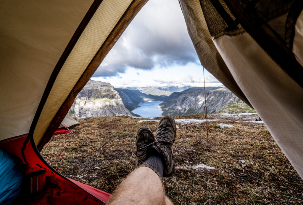 Relaxen op het Hardangervidda plateau