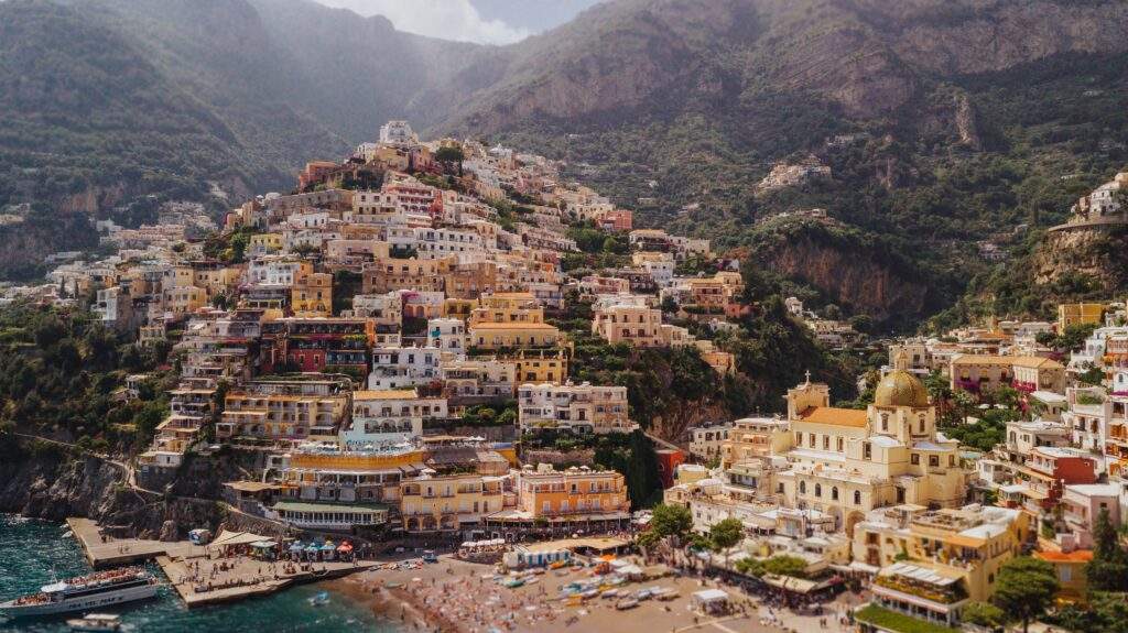 Adembenemend Amalfi: kustlijn